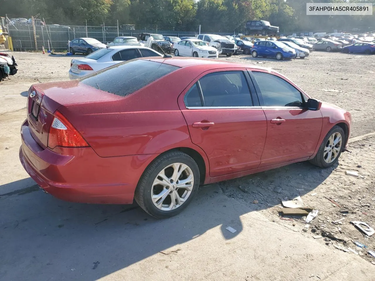 3FAHP0HA5CR405891 2012 Ford Fusion Se