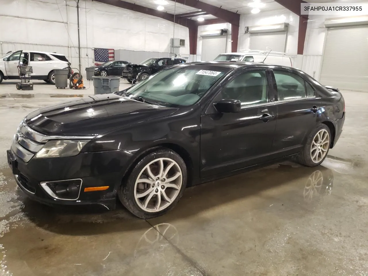 2012 Ford Fusion Sel VIN: 3FAHP0JA1CR337955 Lot: 71547064