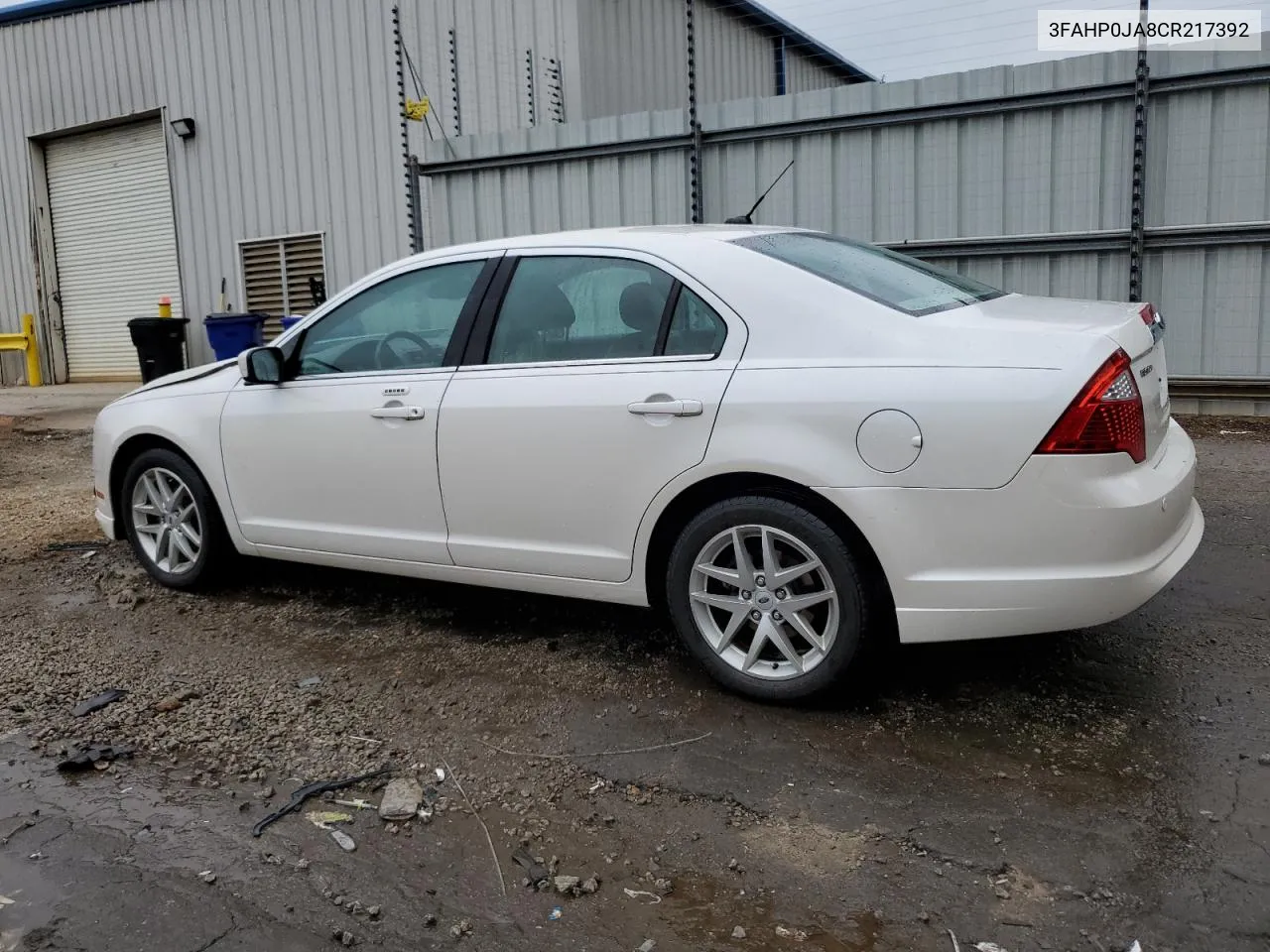 2012 Ford Fusion Sel VIN: 3FAHP0JA8CR217392 Lot: 71552504