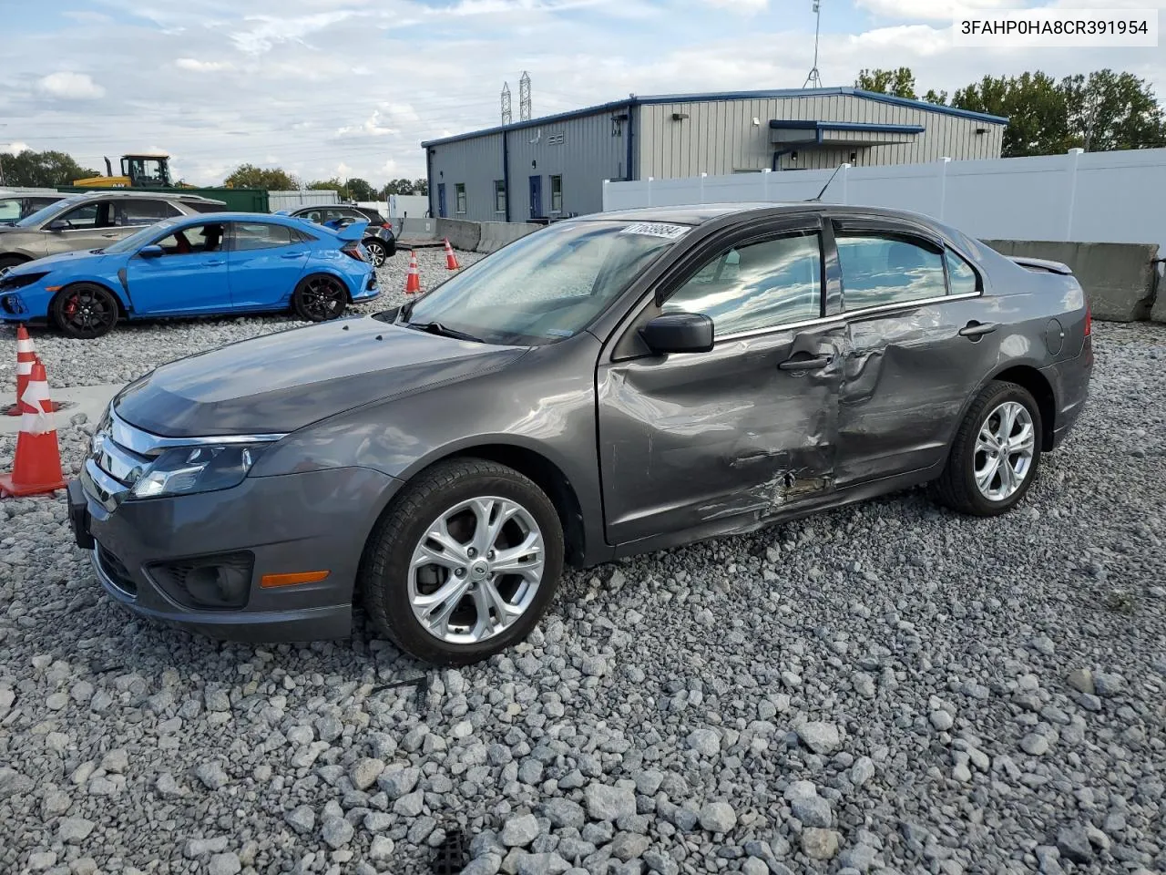 2012 Ford Fusion Se VIN: 3FAHP0HA8CR391954 Lot: 71639884