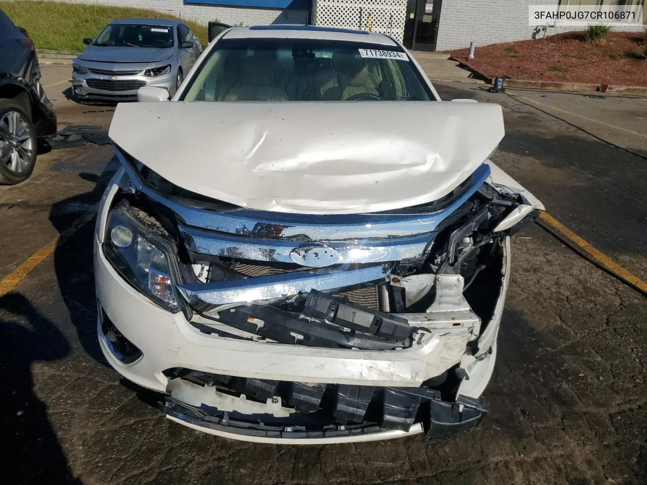 3FAHP0JG7CR106871 2012 Ford Fusion Sel