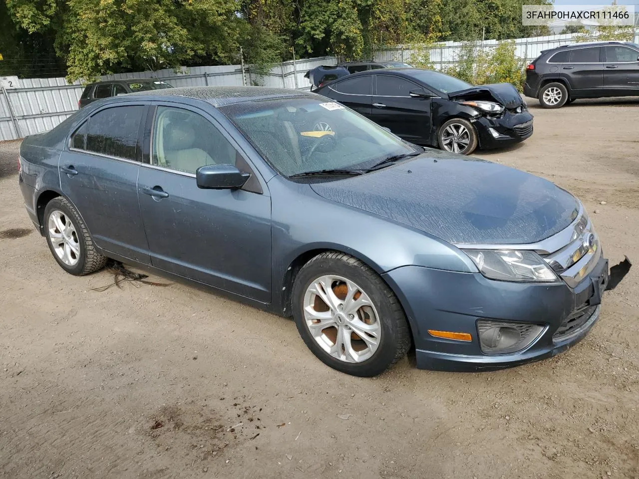 2012 Ford Fusion Se VIN: 3FAHP0HAXCR111466 Lot: 71741134