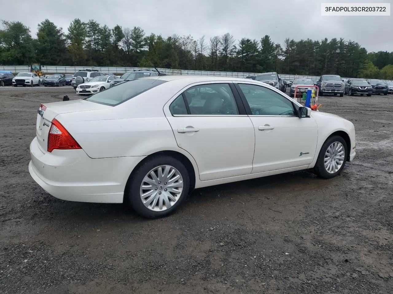 2012 Ford Fusion Hybrid VIN: 3FADP0L33CR203722 Lot: 71748594