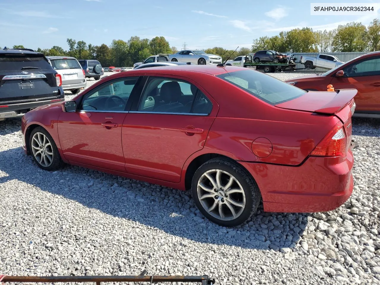 2012 Ford Fusion Sel VIN: 3FAHP0JA9CR362344 Lot: 71937294