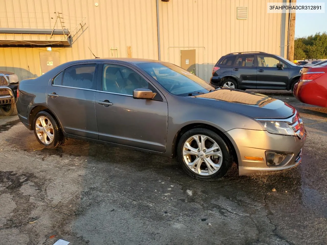 2012 Ford Fusion Se VIN: 3FAHP0HA0CR312891 Lot: 71953534