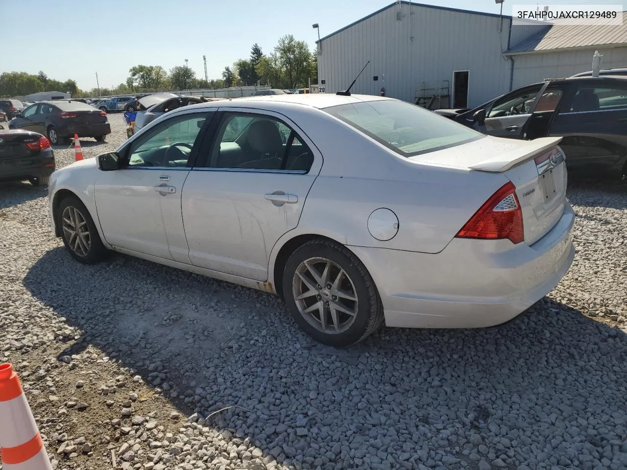 2012 Ford Fusion Sel VIN: 3FAHP0JAXCR129489 Lot: 72075564