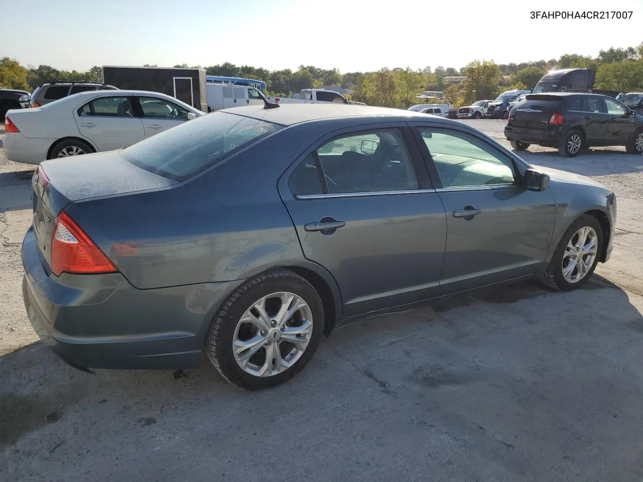 2012 Ford Fusion Se VIN: 3FAHP0HA4CR217007 Lot: 72203864