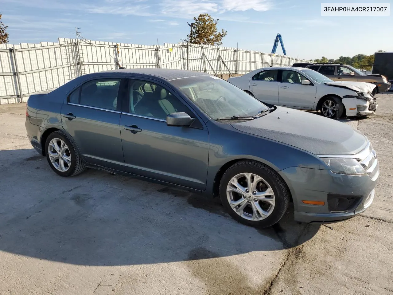 2012 Ford Fusion Se VIN: 3FAHP0HA4CR217007 Lot: 72203864