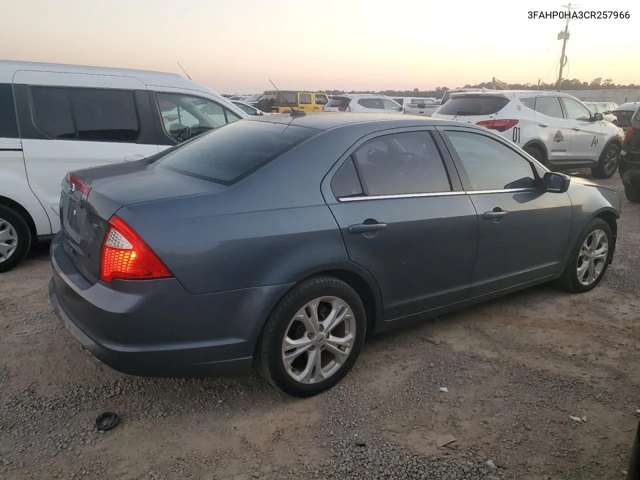 3FAHP0HA3CR257966 2012 Ford Fusion Se