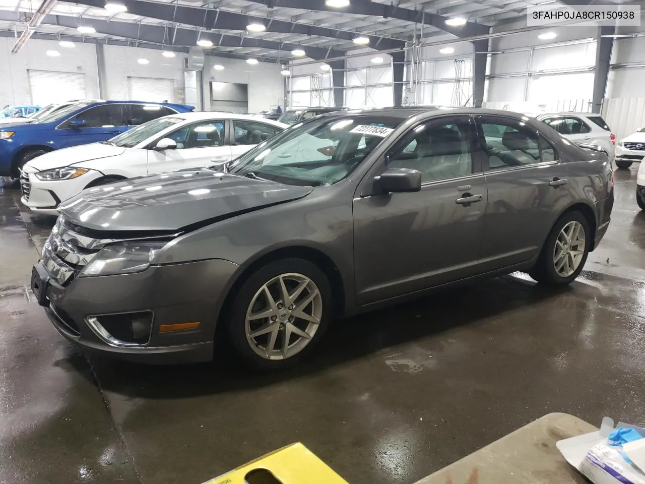 2012 Ford Fusion Sel VIN: 3FAHP0JA8CR150938 Lot: 72277834