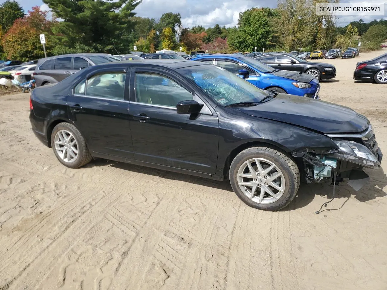 2012 Ford Fusion Sel VIN: 3FAHP0JG1CR159971 Lot: 72352204