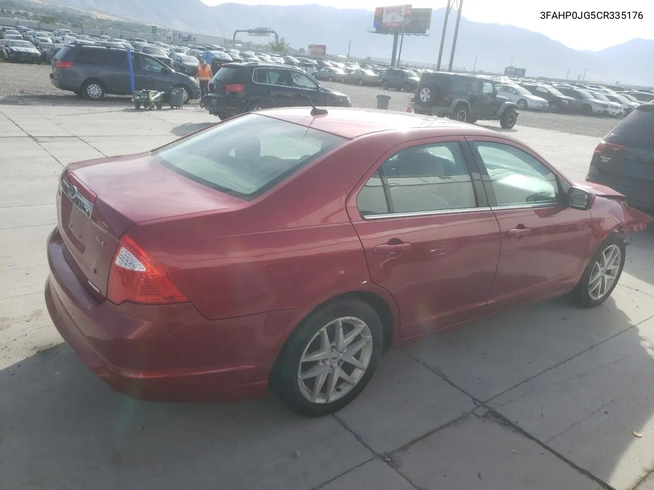 2012 Ford Fusion Sel VIN: 3FAHP0JG5CR335176 Lot: 72356084