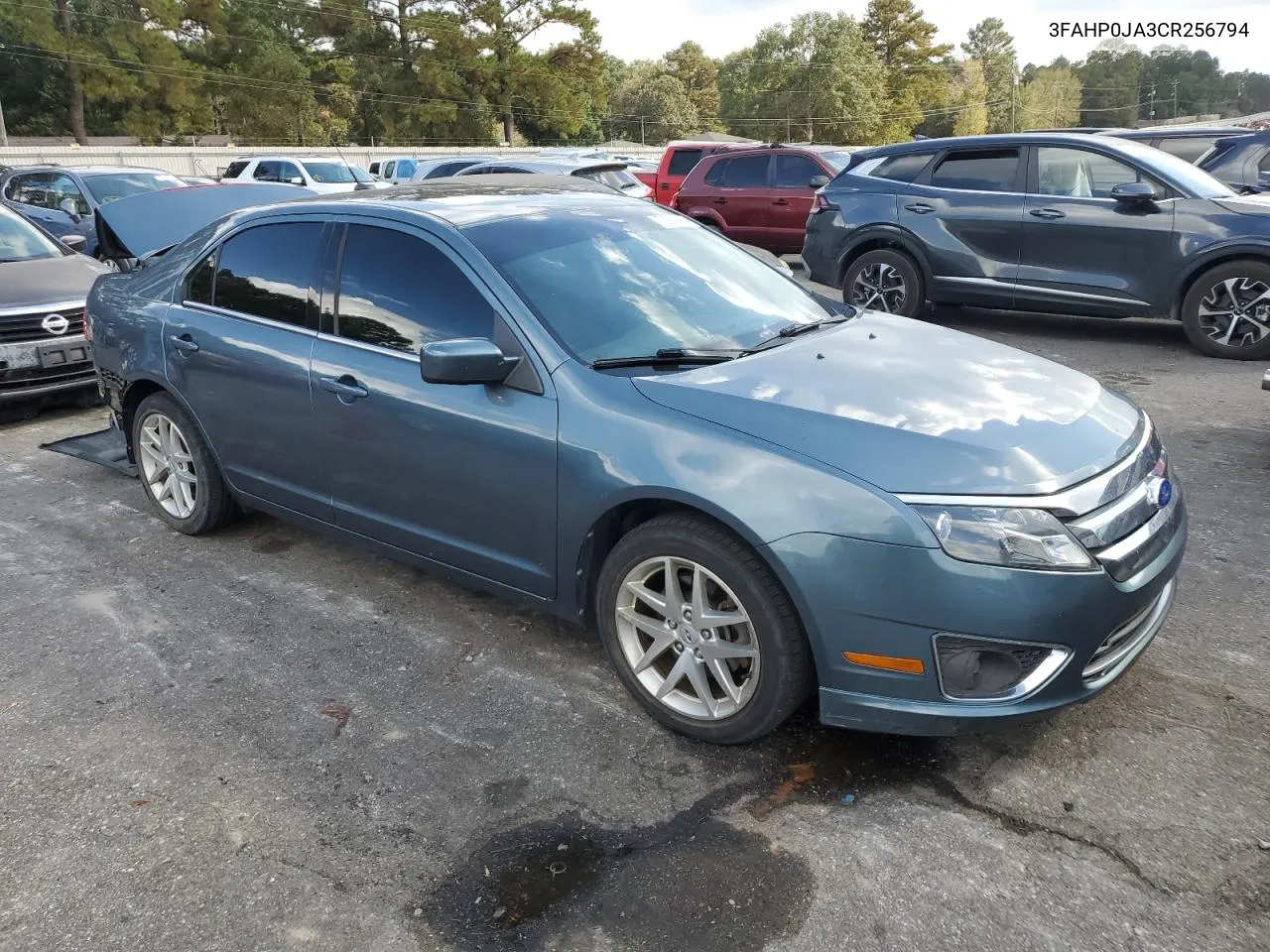 2012 Ford Fusion Sel VIN: 3FAHP0JA3CR256794 Lot: 72965434