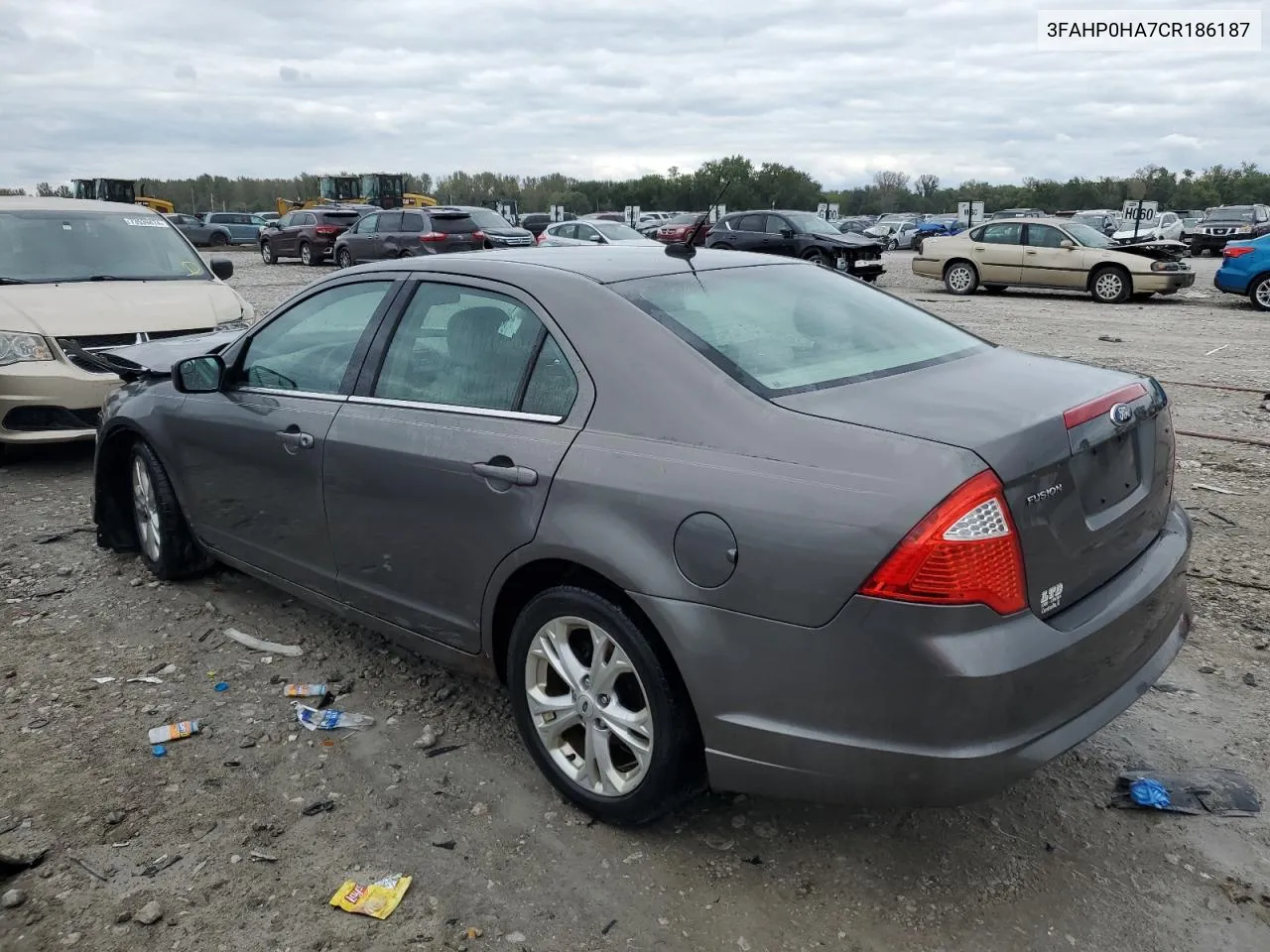 2012 Ford Fusion Se VIN: 3FAHP0HA7CR186187 Lot: 73212834