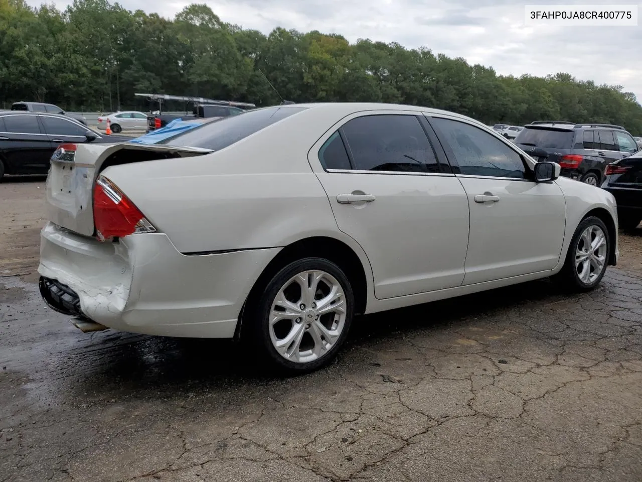 2012 Ford Fusion Sel VIN: 3FAHP0JA8CR400775 Lot: 73288764