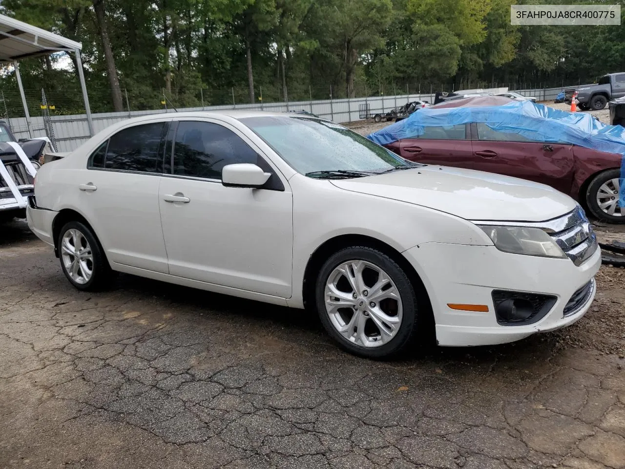 2012 Ford Fusion Sel VIN: 3FAHP0JA8CR400775 Lot: 73288764