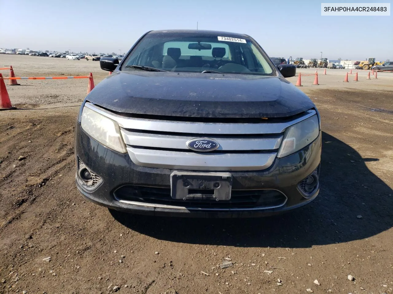 2012 Ford Fusion Se VIN: 3FAHP0HA4CR248483 Lot: 73402514