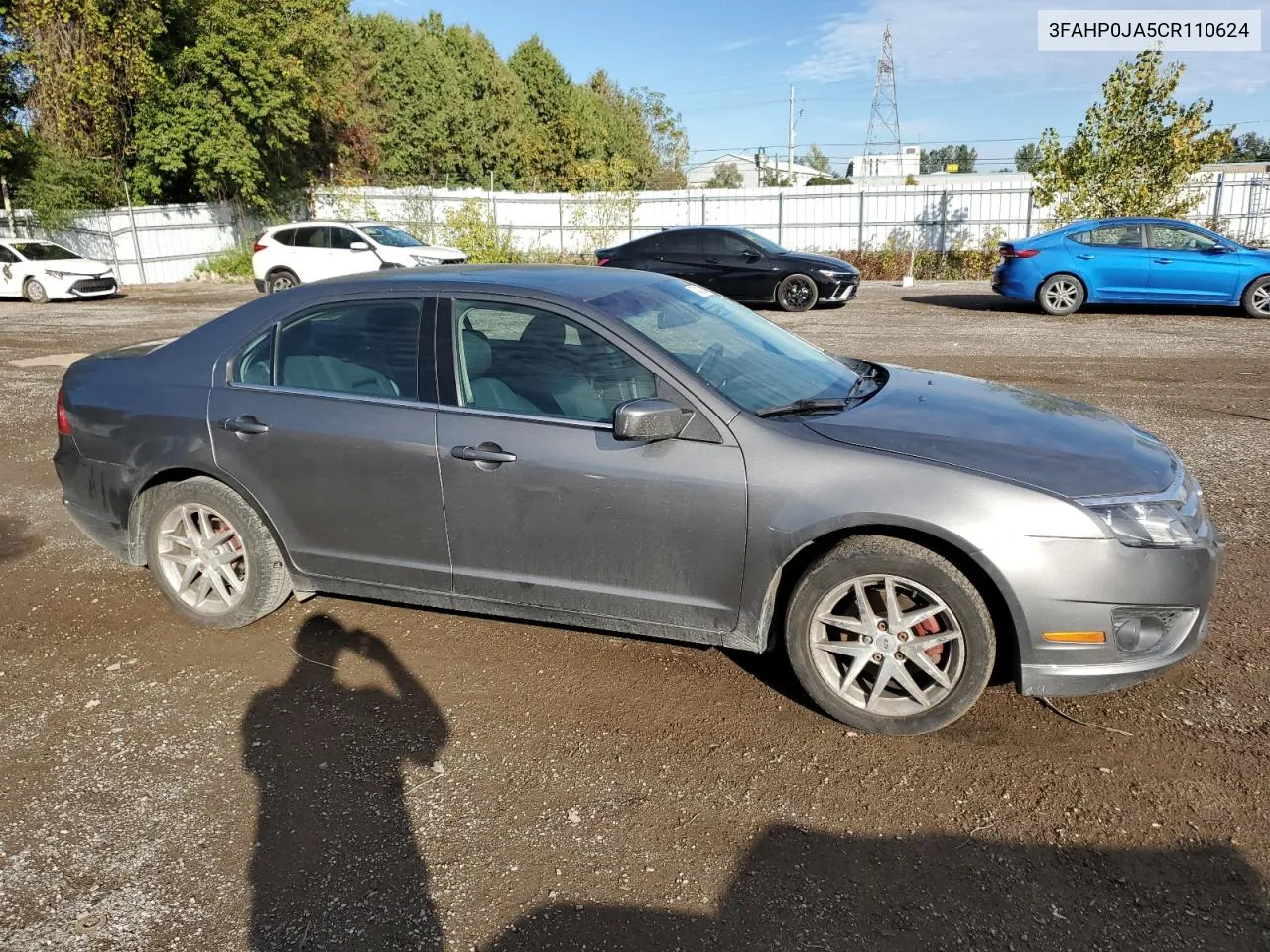 2012 Ford Fusion Sel VIN: 3FAHP0JA5CR110624 Lot: 73406294