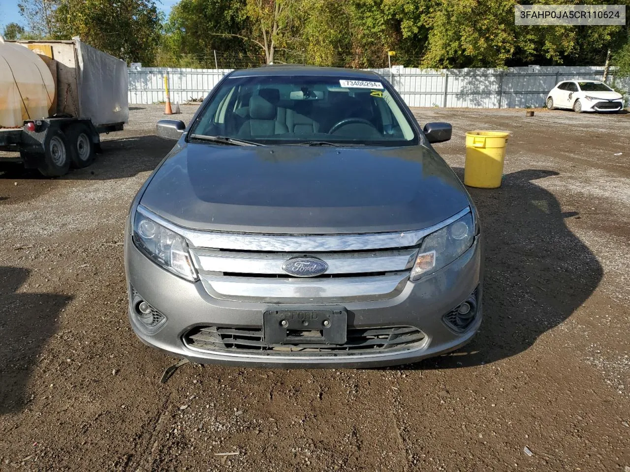 2012 Ford Fusion Sel VIN: 3FAHP0JA5CR110624 Lot: 73406294