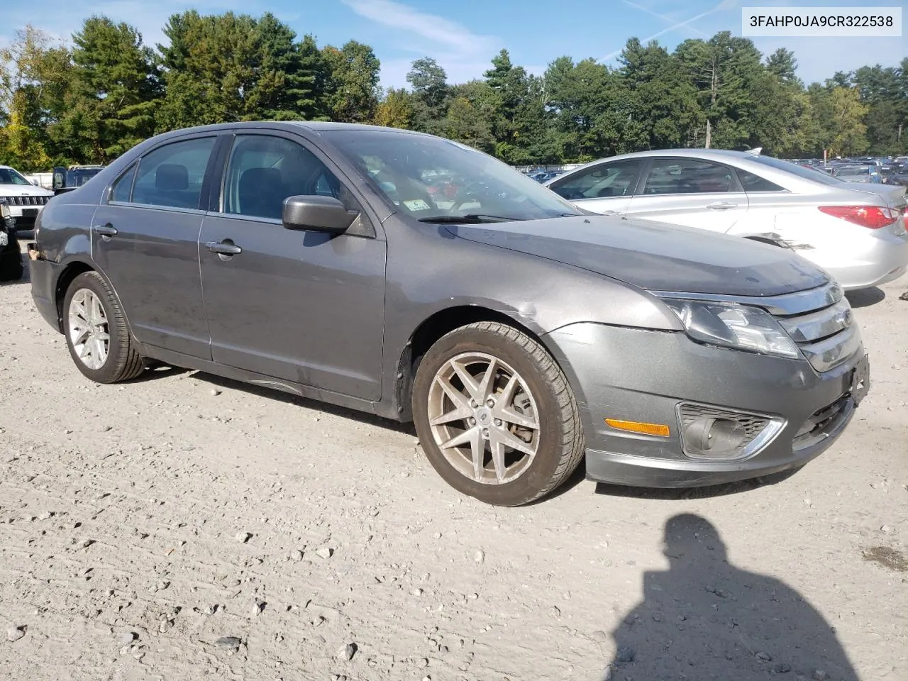 2012 Ford Fusion Sel VIN: 3FAHP0JA9CR322538 Lot: 73457244