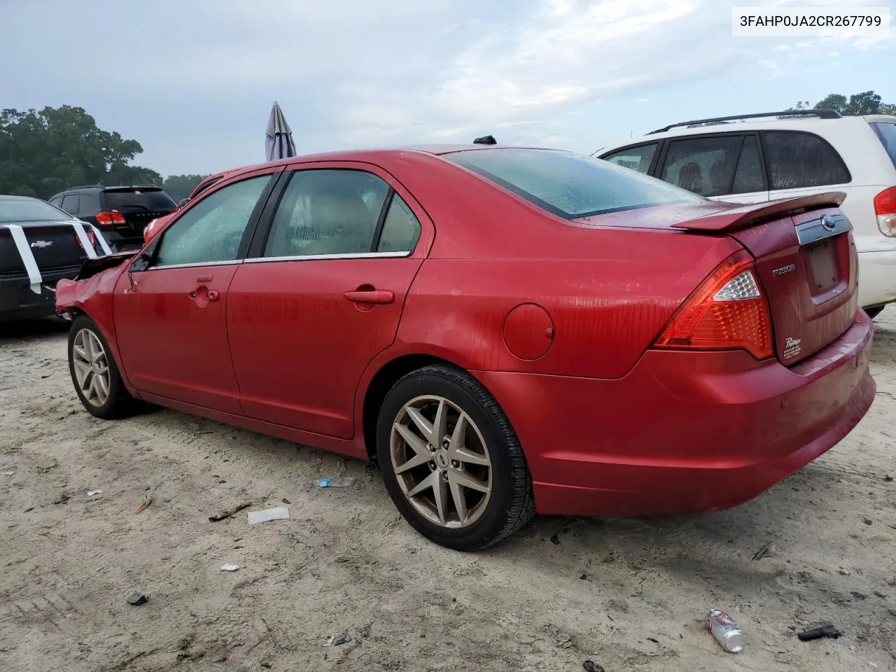 2012 Ford Fusion Sel VIN: 3FAHP0JA2CR267799 Lot: 73632304