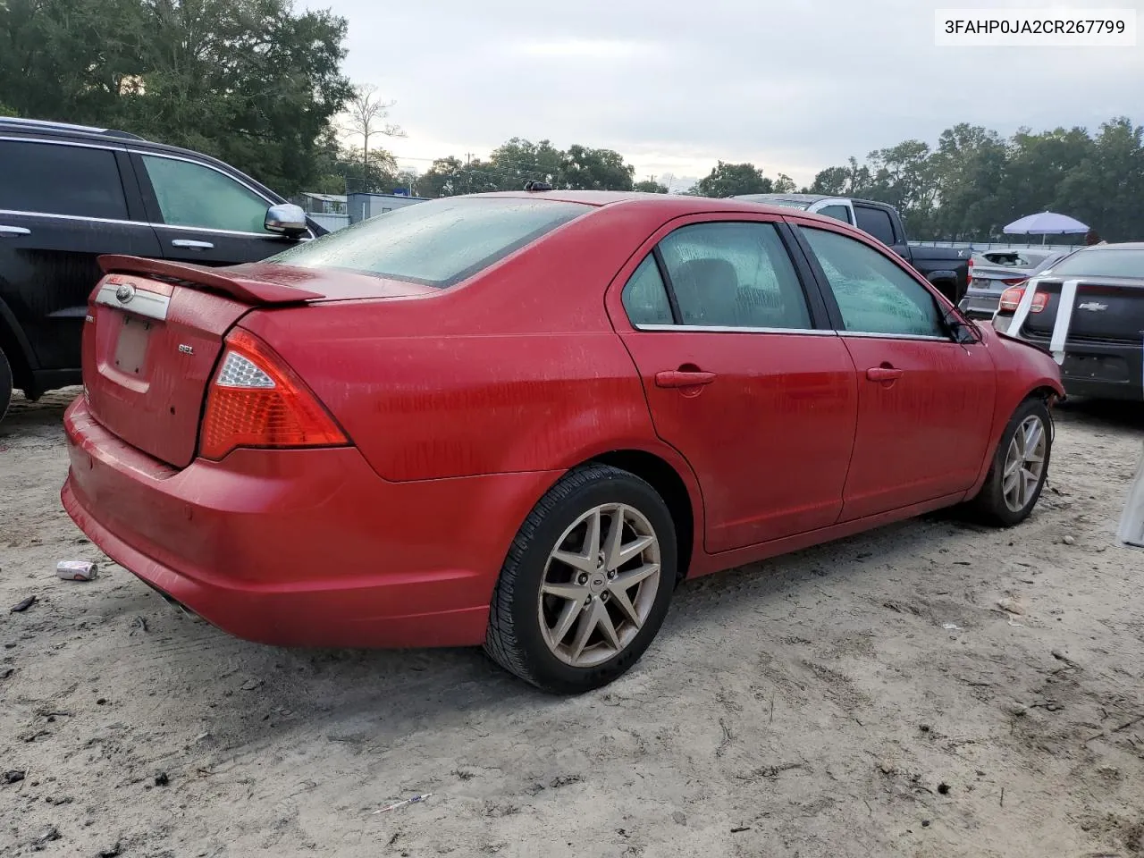 2012 Ford Fusion Sel VIN: 3FAHP0JA2CR267799 Lot: 73632304