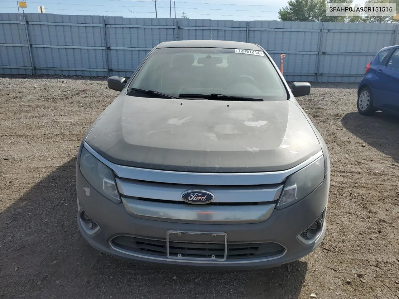 2012 Ford Fusion Sel VIN: 3FAHP0JA9CR151516 Lot: 73997214