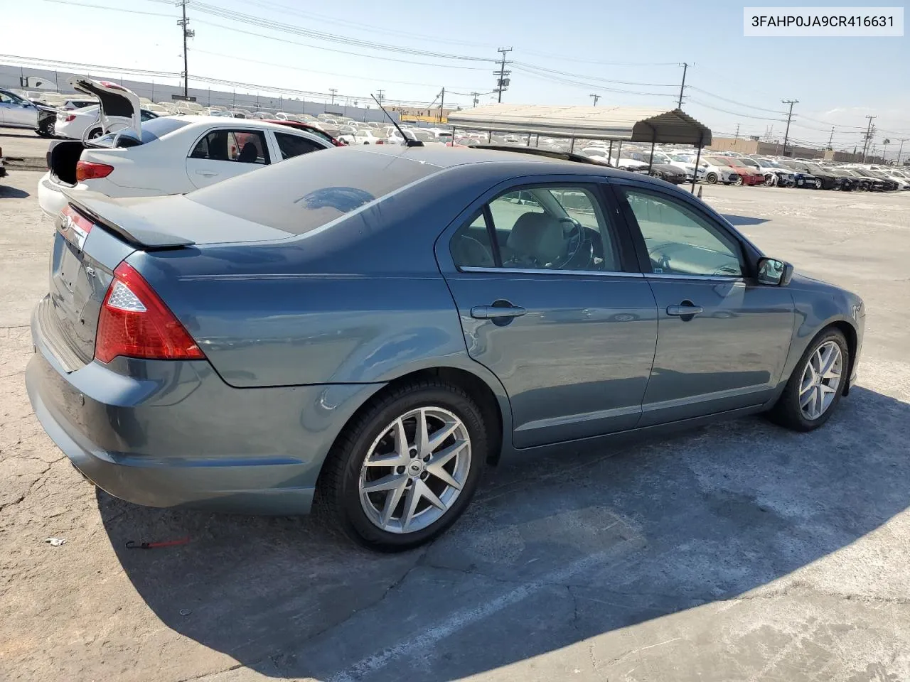 2012 Ford Fusion Sel VIN: 3FAHP0JA9CR416631 Lot: 74034844