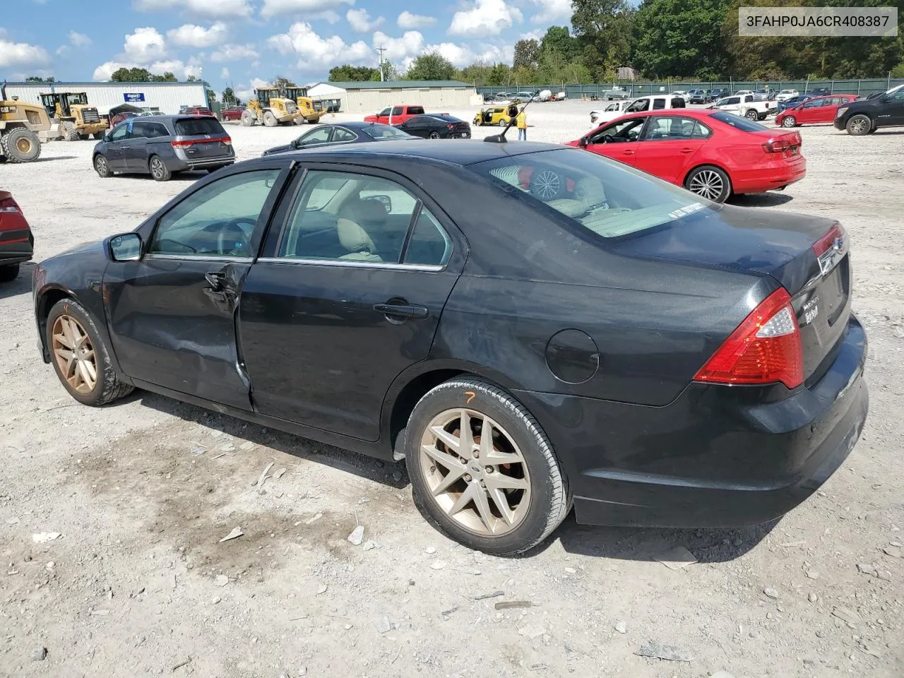 2012 Ford Fusion Sel VIN: 3FAHP0JA6CR408387 Lot: 74075974