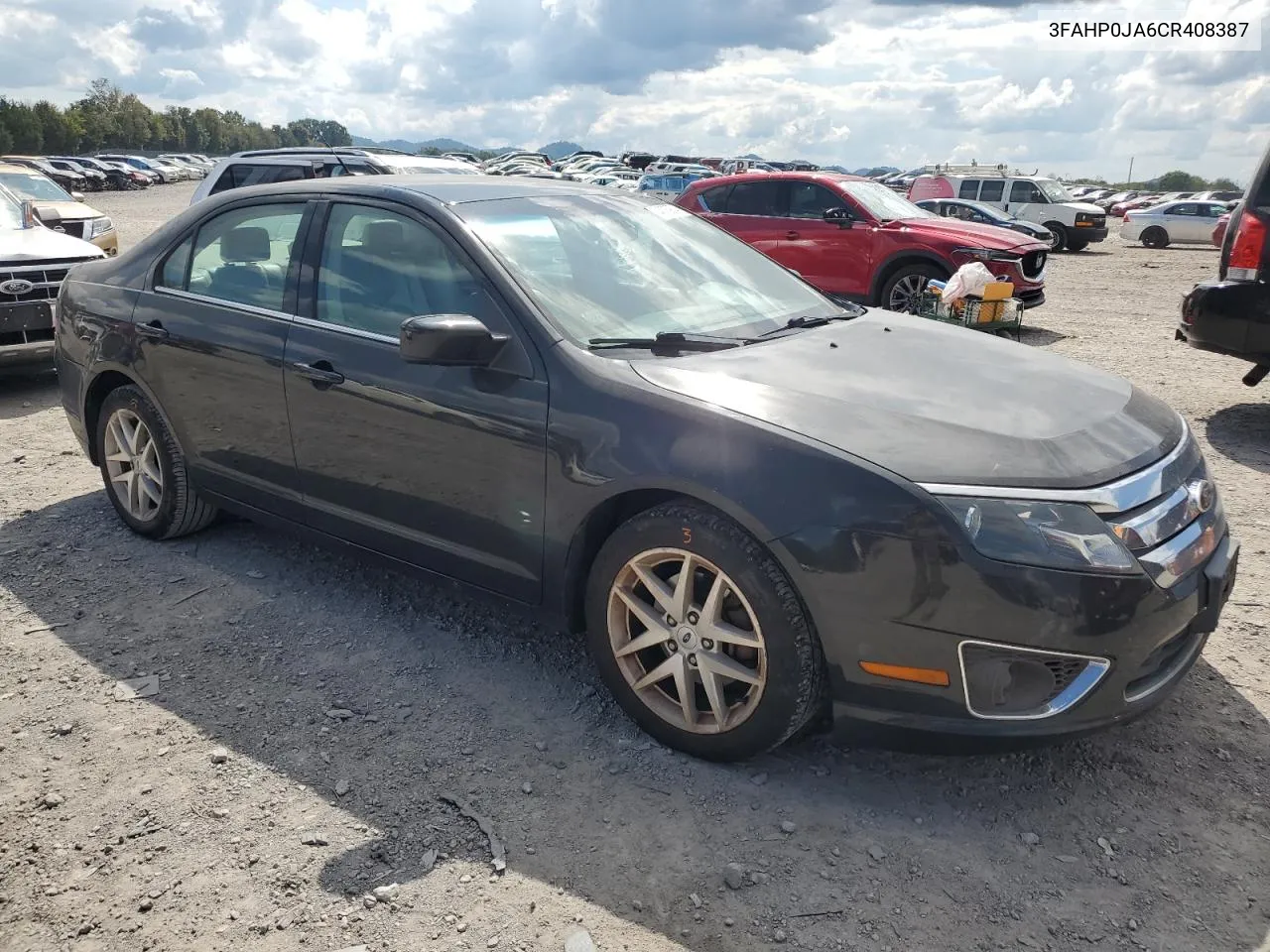 2012 Ford Fusion Sel VIN: 3FAHP0JA6CR408387 Lot: 74075974