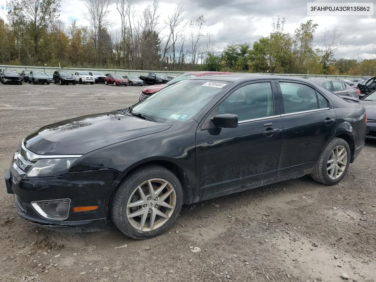 2012 Ford Fusion Sel VIN: 3FAHP0JA3CR135862 Lot: 74205484