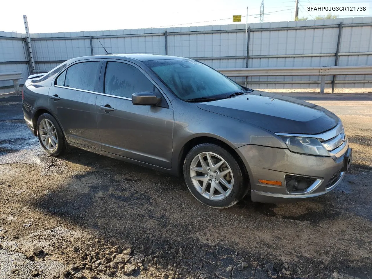 2012 Ford Fusion Sel VIN: 3FAHP0JG3CR121738 Lot: 74465784