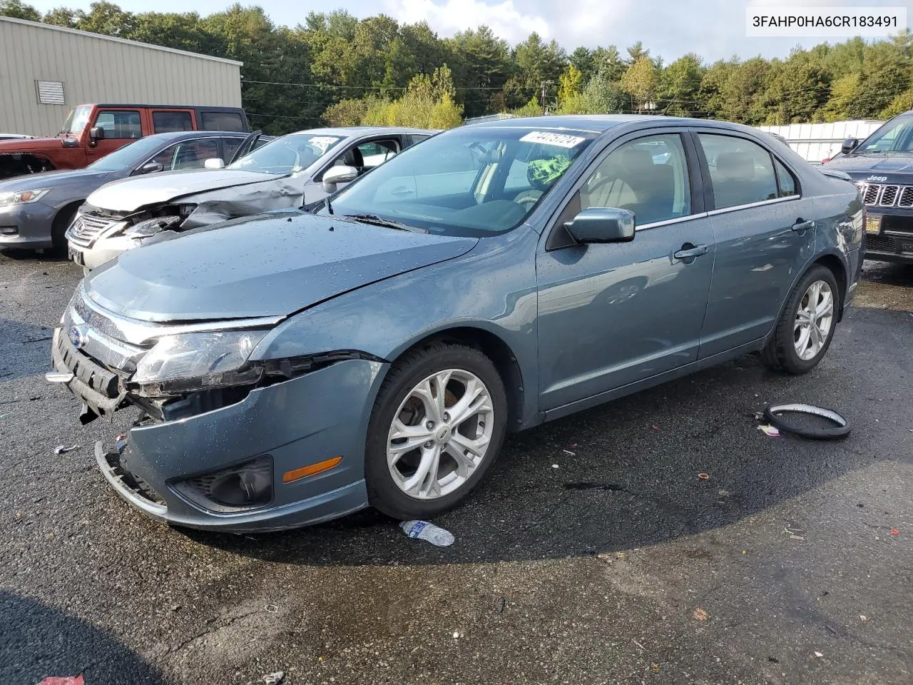 3FAHP0HA6CR183491 2012 Ford Fusion Se