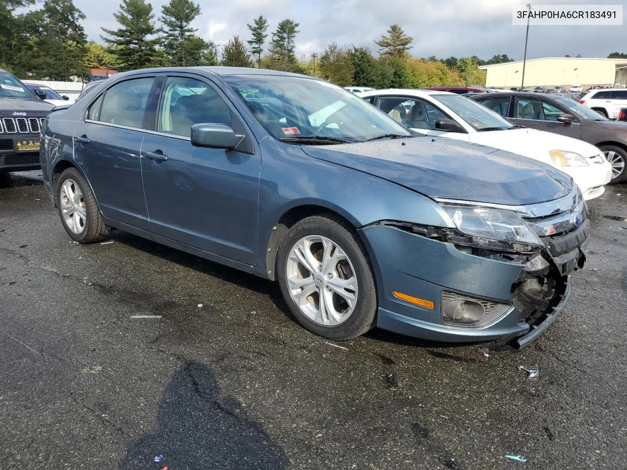 2012 Ford Fusion Se VIN: 3FAHP0HA6CR183491 Lot: 74475724