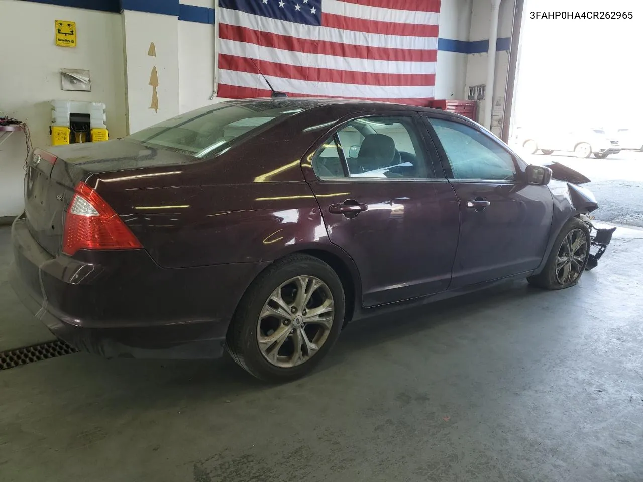 2012 Ford Fusion Se VIN: 3FAHP0HA4CR262965 Lot: 74525174