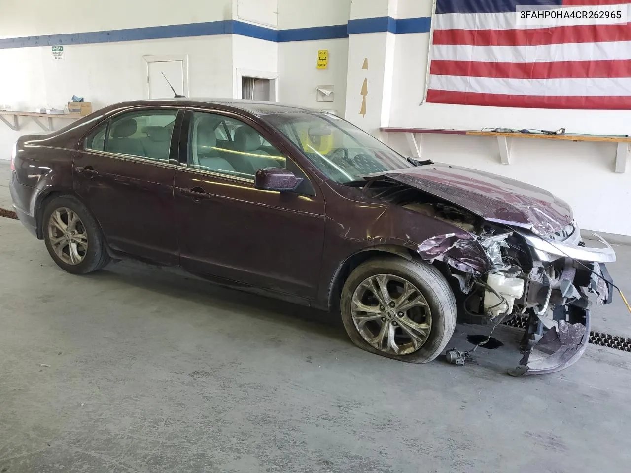 2012 Ford Fusion Se VIN: 3FAHP0HA4CR262965 Lot: 74525174