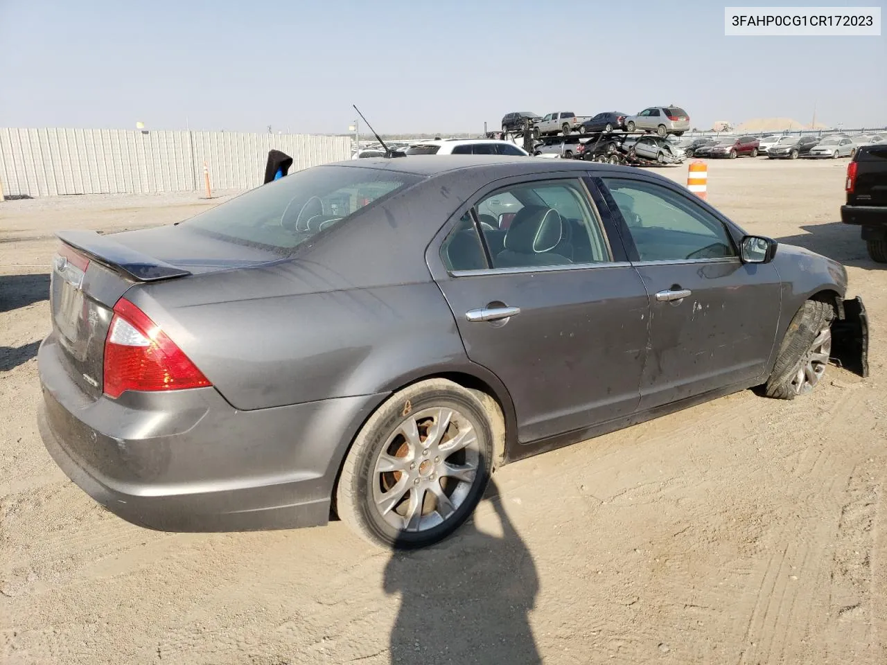 2012 Ford Fusion Sel VIN: 3FAHP0CG1CR172023 Lot: 74837374