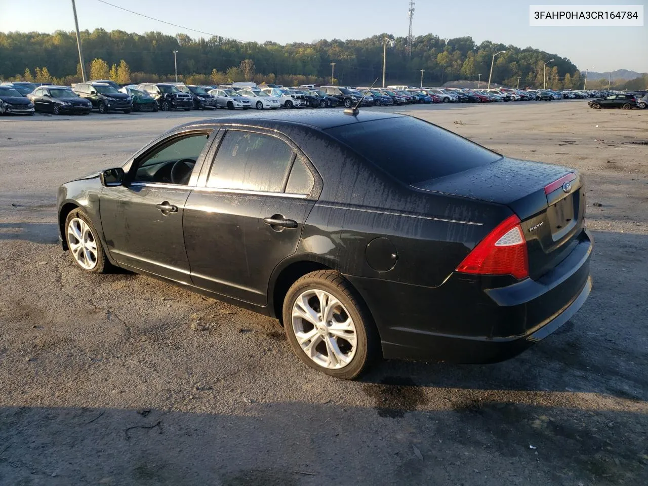 2012 Ford Fusion Se VIN: 3FAHP0HA3CR164784 Lot: 75183154