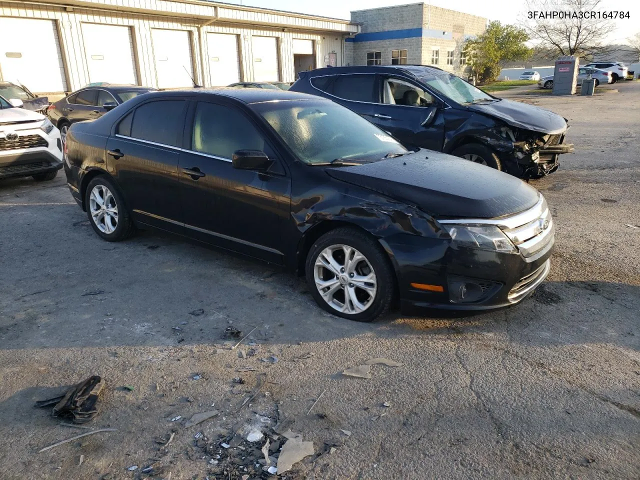 2012 Ford Fusion Se VIN: 3FAHP0HA3CR164784 Lot: 75183154