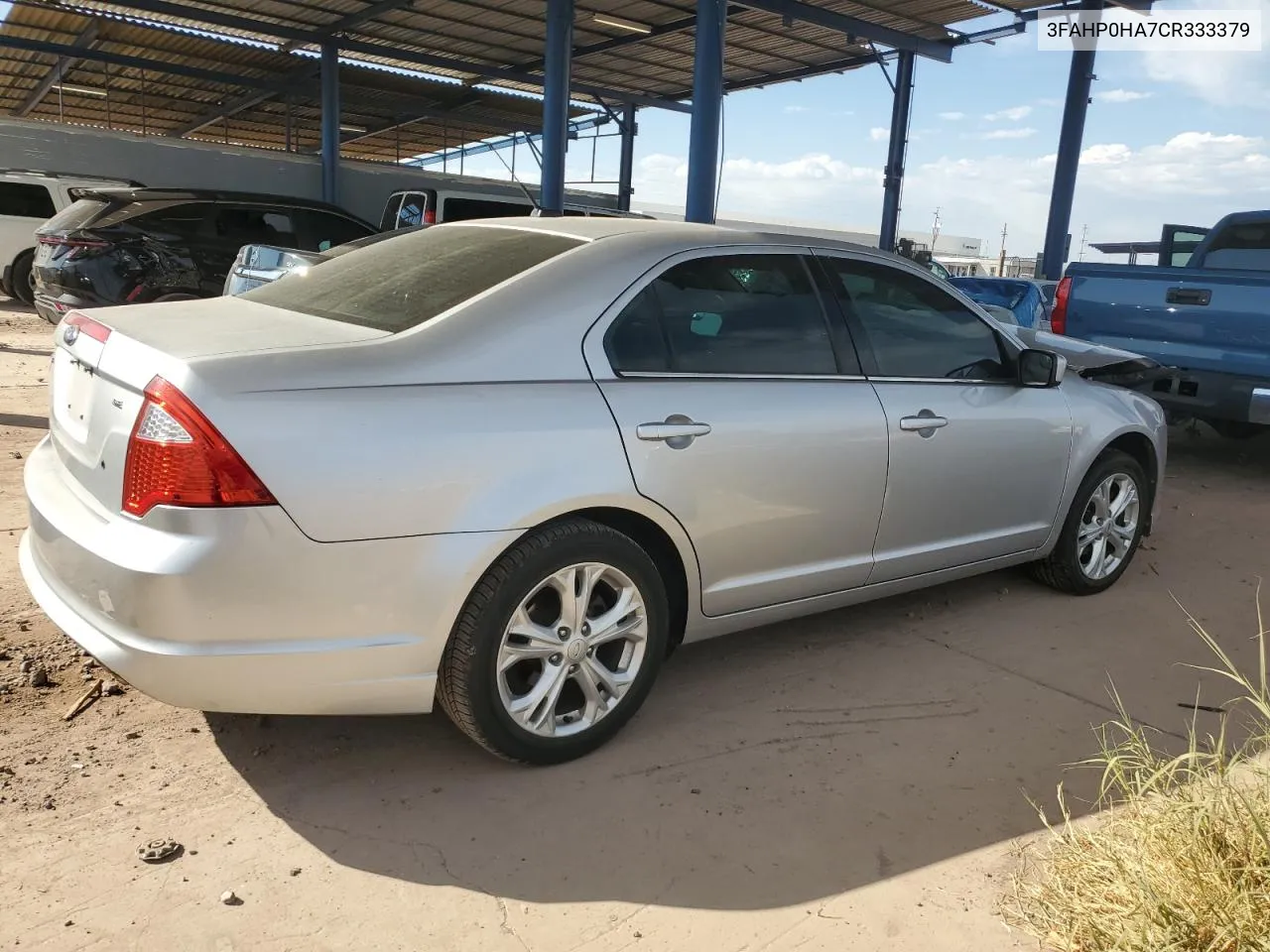 2012 Ford Fusion Se VIN: 3FAHP0HA7CR333379 Lot: 75328474