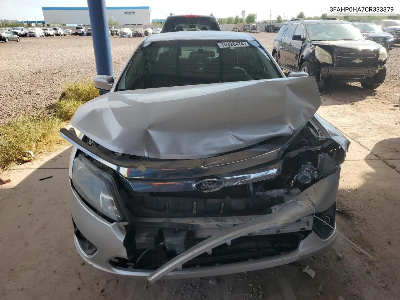 2012 Ford Fusion Se VIN: 3FAHP0HA7CR333379 Lot: 75328474