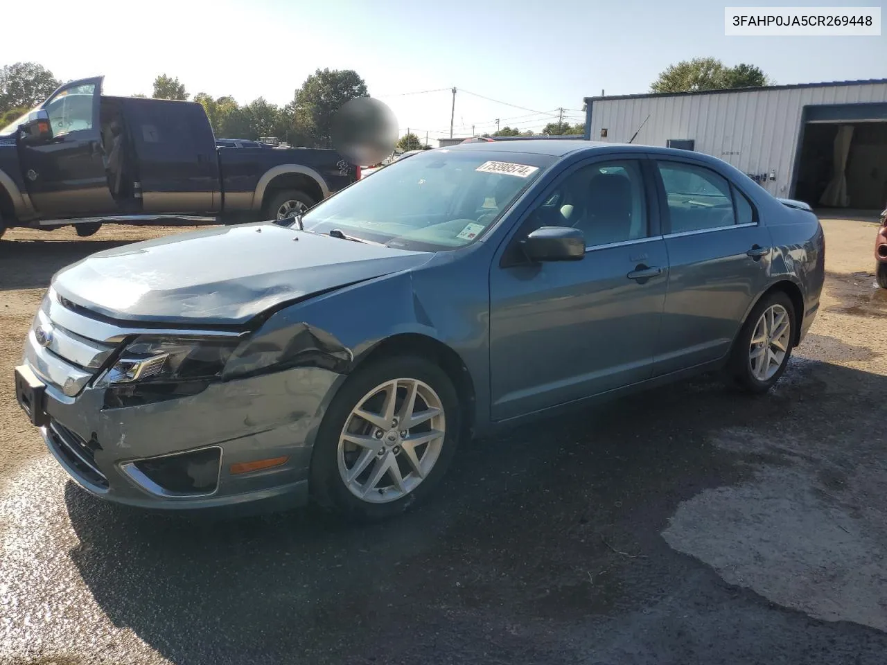 2012 Ford Fusion Sel VIN: 3FAHP0JA5CR269448 Lot: 75398574