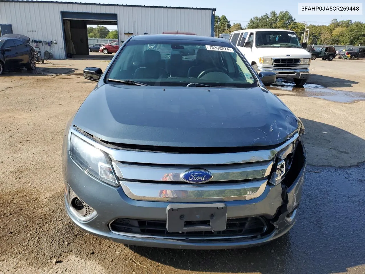 2012 Ford Fusion Sel VIN: 3FAHP0JA5CR269448 Lot: 75398574