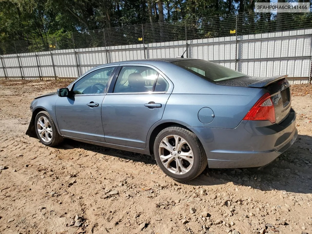 2012 Ford Fusion Se VIN: 3FAHP0HA6CR141466 Lot: 75476734