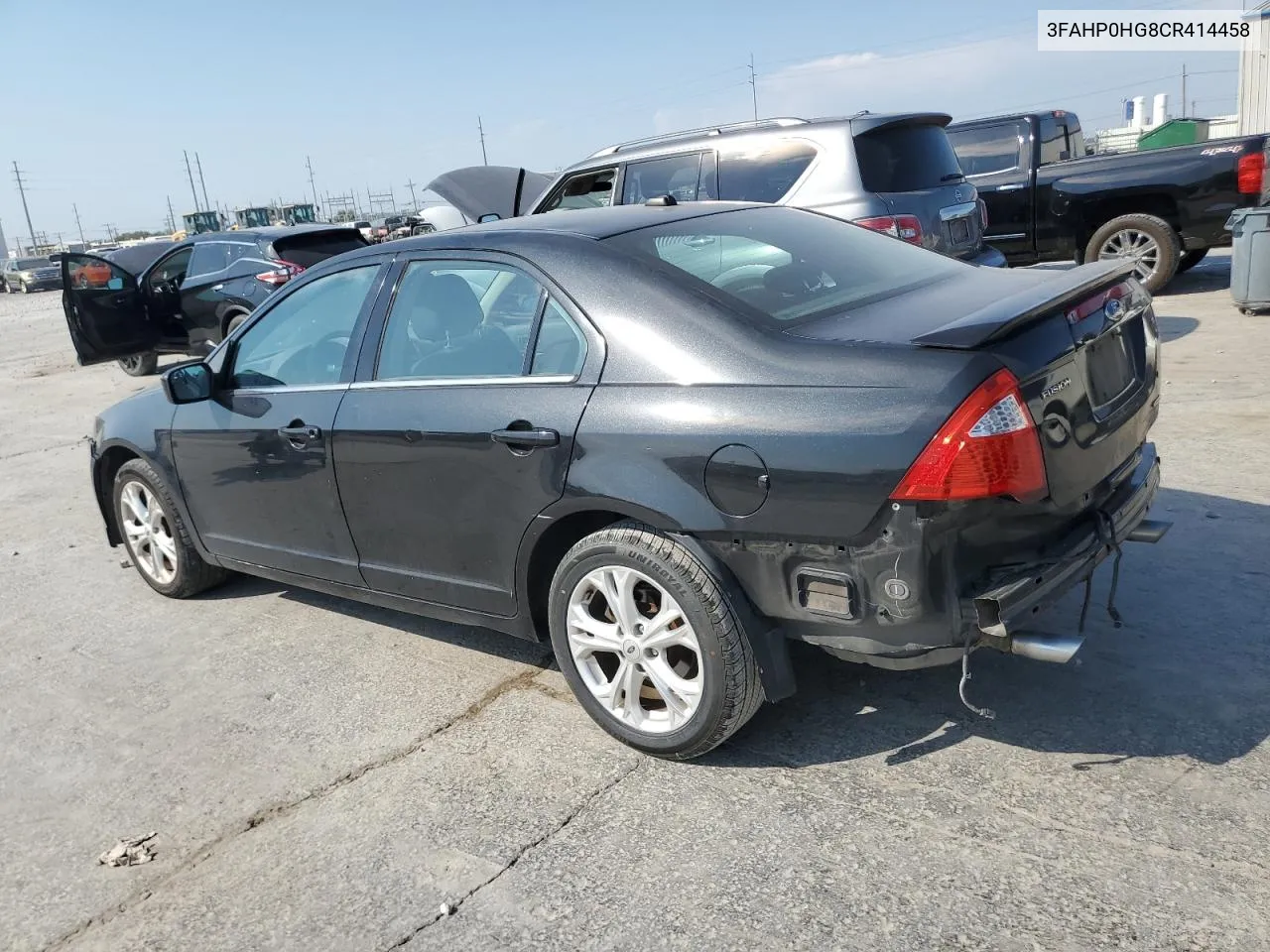 2012 Ford Fusion Se VIN: 3FAHP0HG8CR414458 Lot: 75485884