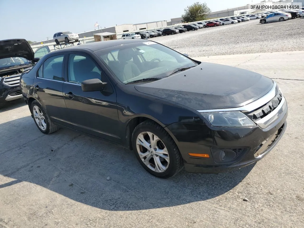 2012 Ford Fusion Se VIN: 3FAHP0HG8CR414458 Lot: 75485884