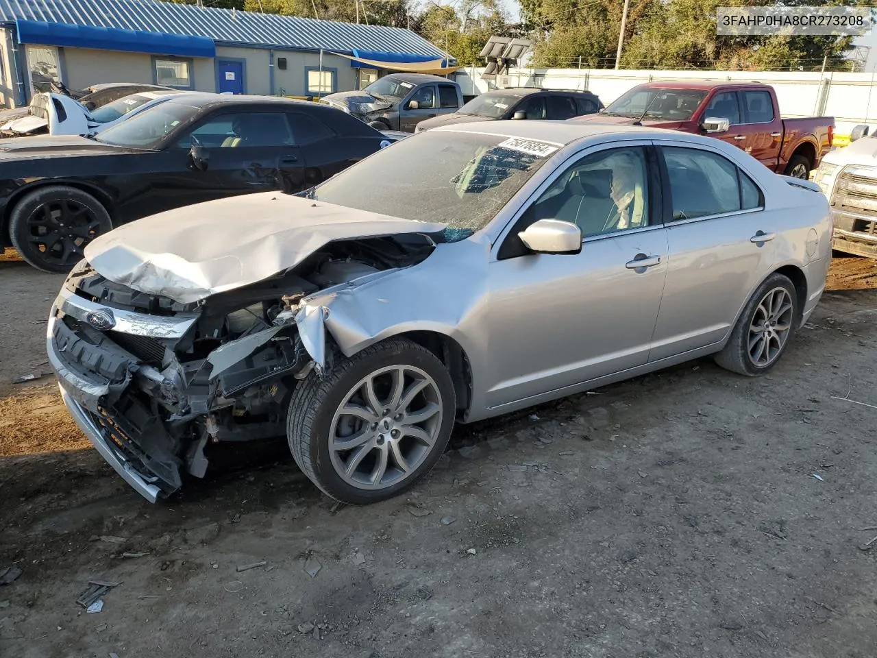 2012 Ford Fusion Se VIN: 3FAHP0HA8CR273208 Lot: 75876854