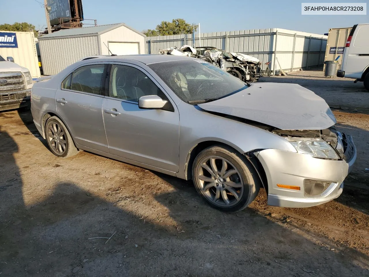 2012 Ford Fusion Se VIN: 3FAHP0HA8CR273208 Lot: 75876854