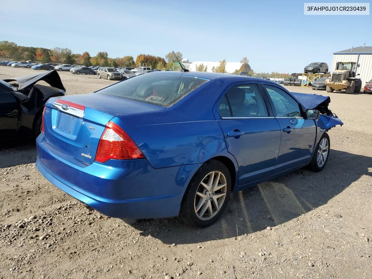 2012 Ford Fusion Sel VIN: 3FAHP0JG1CR230439 Lot: 76074704