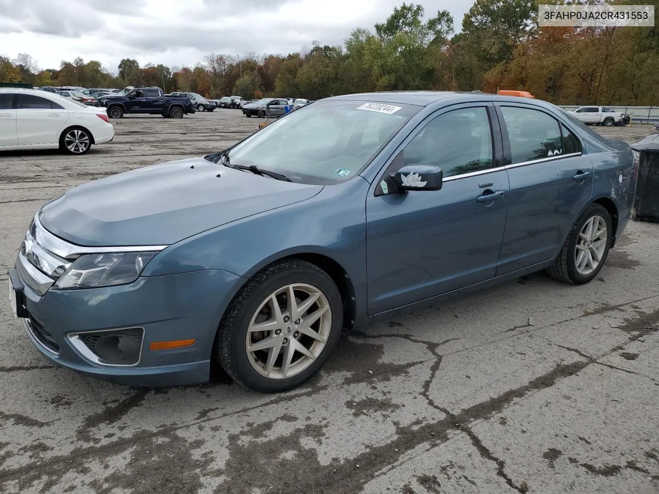 2012 Ford Fusion Sel VIN: 3FAHP0JA2CR431553 Lot: 76228244